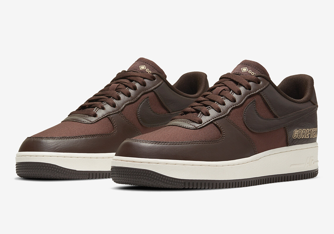 brown checkered air force ones